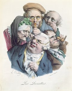 النظارات ، نقشها فرانسوا سيرافين ديلبك (1778-1825) بواسطة لويس ليوبولد بويلي